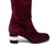 Lucia Suede Bordeaux Boot