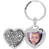 Brighton Floral Heart Locket Key Fob (E12192)