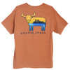 Austin the Hometown Steer Cityscape Tee  (YAM)