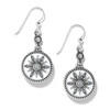 Brighton Neve French Wire Earrings (JA9307) SLV/WHT