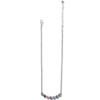 Brighton Elora Gems Dot Curve Necklace (JM7346) SLV/MULTI