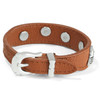 Brighton Leather Desert Friends Bandit Bracelet (JF0088) BRN/SLV