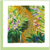 Path Through the Irises, Monet Quilling Card