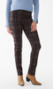 FDJ French Dressing Pull-On Slim Leg Pants (2785459) CLAY PLAID