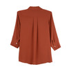 Perlavera Sienna 3/4 Sleeves Satin Shirt (Multiple Colors)(23P006)