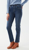 FDJ French Dressing Pull-on Straight Leg Printed Side Seams Jeans (2255669) DRK WASH