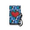 Brighton Fashionista Moody Blue Phone Organizer