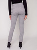 Charlie B Houndstooth Pull-On Pants (C5445/675B) CINAMMON