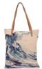 Cotton Curls Great Wave Bookbag 