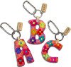Consuela Hand Embroidered Pink Felt Letter Charm (A-Z)