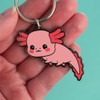 Luxcups Axolotl Keychain