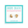 Grilled Cheese Enamel Earrings (LUX E83)