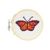 Mini Cross Stitch Embroidery Butterfly Kit (KIK GG179)