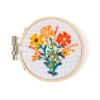 Mini Cross Stitch Embroidery Flower Kit (KIK GG245)