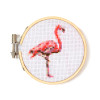 Mini Cross Stitch Embroidery Flamingo Kit (KIK GG244)