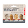 Magnetic Cat Paw Bookmarks (Set of 4) (KIK ST127)