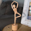 Yoga Wooden Push Puppet (KIK GG193)