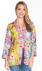 John Mark Allover Mix Floral Print Embroidered Kimono (J14825JM)