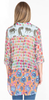 John Mark Mixed Print Button Front Tunic (J14255B) 