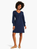 Nic & Zoe Knit Solid Cruise Dress (W231215) NVY