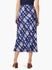 Nic & Zoe Shibori Slip Skirt (S241704) INDIGO