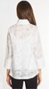 Ali Miles Re-Embroidered Button Front Beaded Collar Jacket (A14701JM) WHT