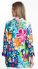 Ali Miles Bold Floral Print Button Front Jacket (A14706JM) MULTI