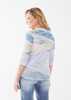 FDJ French Dressing Field Diagonal Abstract Boat-Neck Top (3307451) PASTELS