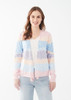 FDJ French Dressing Pastel Space Dye Stripe 3-Way Cardigan (1146979) MULTI