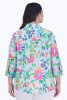 Foxcroft Plus Luna Painterly Floral Shirt (201843) 