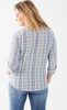 FDJ French Dressing Plaid Jacquard Shirt (7157965) BLU