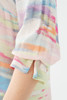 FDJ French Dressing Abstract Print Ruffle Cuff Crepe Shirt (7143493) PASTELS