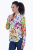 Foxcroft Meghan Floral Patch Shirt (201907) MULTI