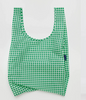 Baggu Standard Reusable Bag - Green Gingham