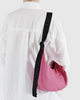 Baggu Medium Nylon Crescent Bag - Azalea Pink