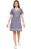 Parsley & Sage Janet Embroidered Dress (24T53D) BLUE