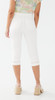 FDJ French Dressing Ric-Rac Embellished Hem Pull-On Capri Jeans (2179511) WHT