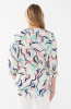 FDJ French Dressing Watercolor Slit Cuff Detail Shirt (7405715) WHT/MULTI
