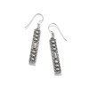 Brighton Pretty Tough Light Topaz Gem  French Wire Earrings (JA999C) SLV