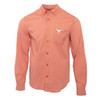 Texas Longhorn Antigua Compression Mini Check Button Down Shirt 