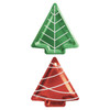 Gibson Holiday Foil Tree Dinner Paper Plates