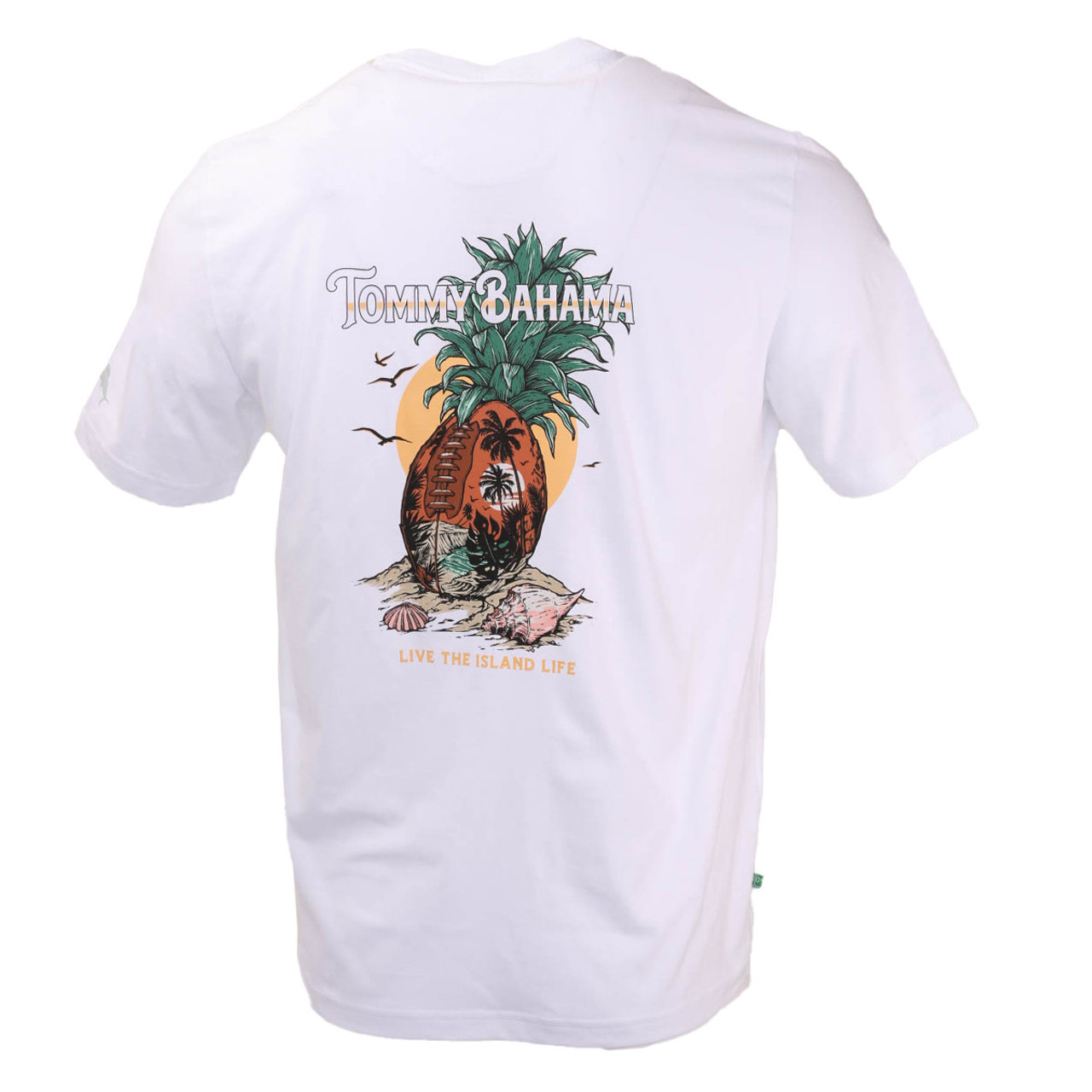 Texas Longhorn - Sue Pineapple Tommy Paradise (ST226428BR-WHT) Patrick Tee Bahama