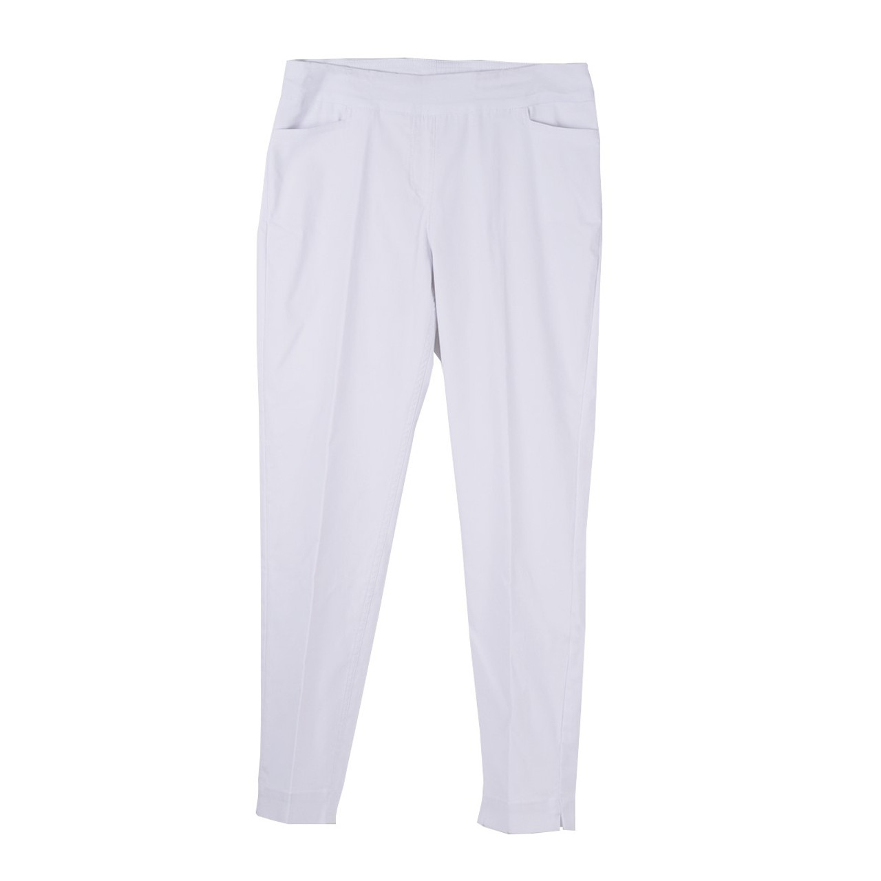 Slim-Sation Pull-On Ankle Pants with Front & Back Pockets