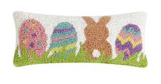 Bunny with Eggs Hook Pillow (30TG1084C05OB)