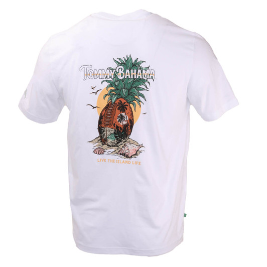 Texas Longhorn Tommy Bahama Pineapple Paradise Tee (ST226428BR-WHT)