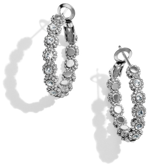 Brighton Twinkle Splendor Hoop Earrings (JA5351) SLV