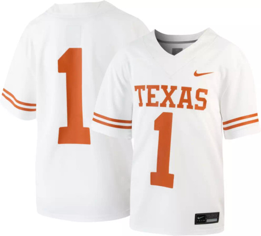 Nike Texas Longhorn Youth Untouchable Jersey (2 Colors) (P41301)