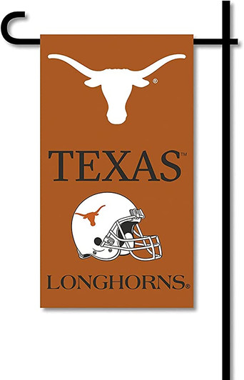 Texas Longhorn Two Sided Mini (4" X 8") Garden Flag with Stand (75034)