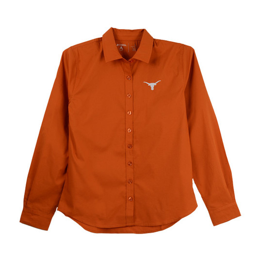 Texas Longhorn Antigua Ladies Flight Logo Long Sleeve Shirt (104940-059) BO