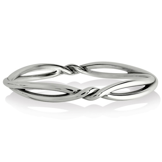 Brighton Interlok Twist Bangle Bracelet (JF9930) SLV